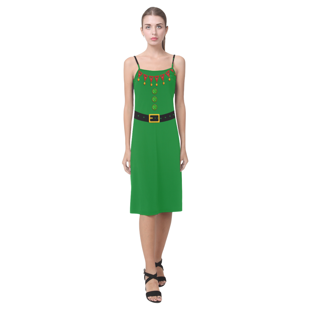 Christmas Elf - Santa's Helper - Green Suit 