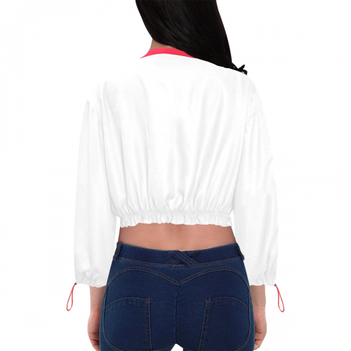 Cropped Chiffon Jacket for Women (Model H30)