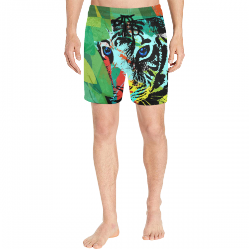 Men's Mid-Length Swim Shorts (Model L39)