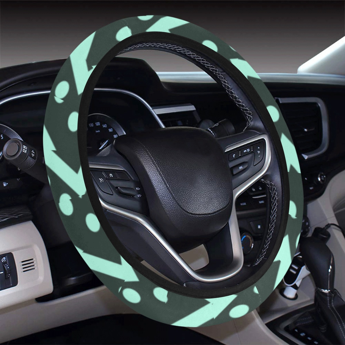 Steering Wheel Cover with Elastic Edge