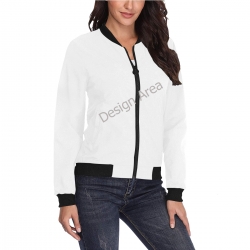 All Over Print Bomber Jacket for Women (Model H36)