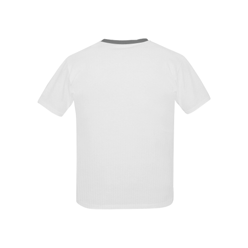 Kids' Mesh Cloth T-Shirt with Solid Color Neck (Model T40)