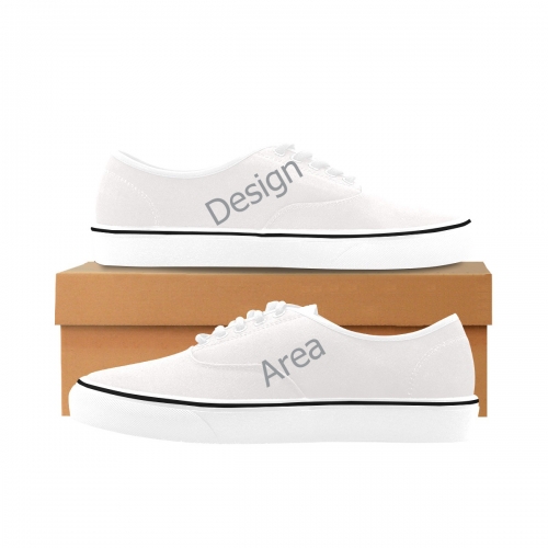 Classic Women's Canvas Low Top Shoes (Model E001-4)