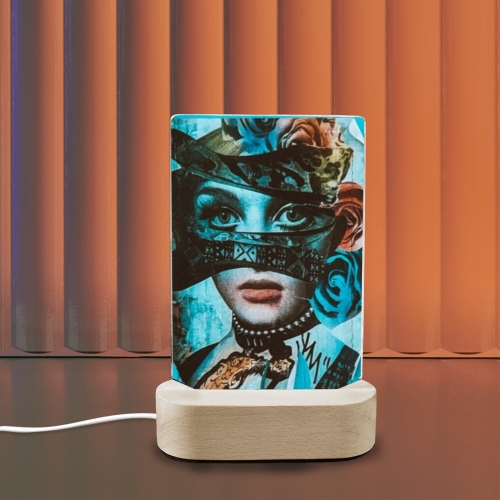 Acrylic Photo Panel with Lighted Stand