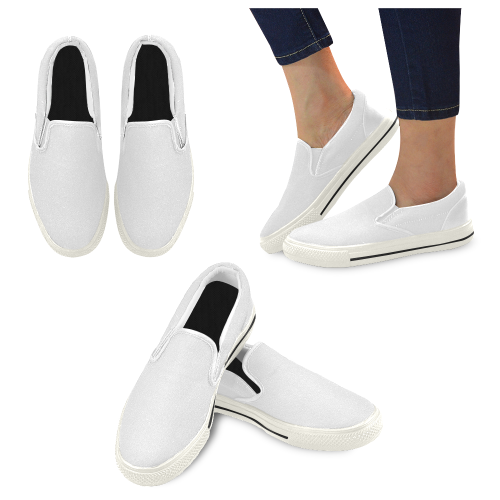 Women's Slip-on Canvas Shoes (Model 019)