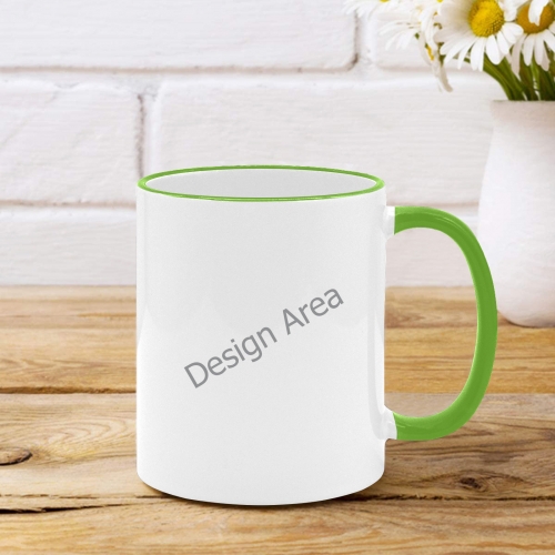 Custom Edge Color Mug (11oz)