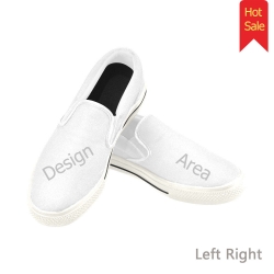 Women's Unusual Slip-on Canvas Shoes (Model 019)