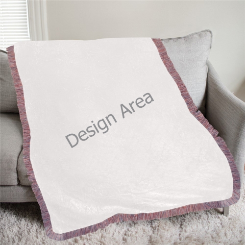 UltraSoft Fringe Blanket 50"x60" (Mixed Pink)
