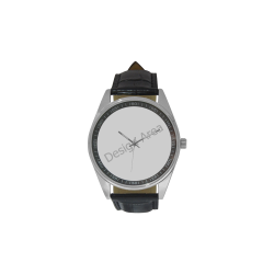 Men's Casual Leather Strap Watch(Model 211)