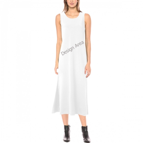 Phaedra Sleeveless Open Fork Long Dress (Model D08)