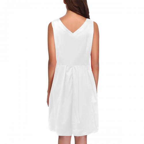 Chryseis Sleeveless Pleated Dress(Model D07)