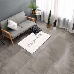 Area Rug with Black Binding 2'7"x 1'8‘’