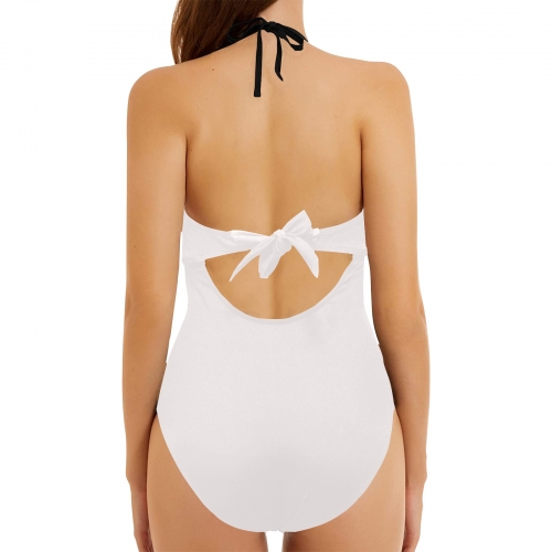 Backless Hollow Out Bow Tie Swimsuit (Model S17)