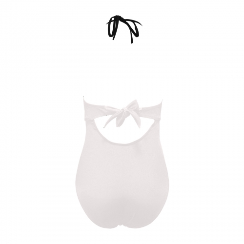 Backless Hollow Out Bow Tie Swimsuit (Model S17)