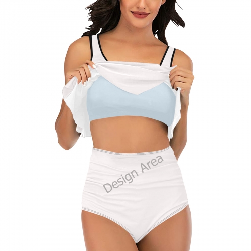 High Waisted Flounce Bikini Set (Model S24)