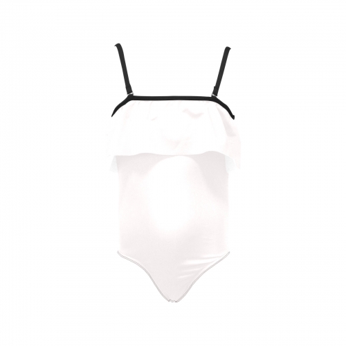 Kids' Spaghetti Strap Ruffle Swimsuit (Model S26)