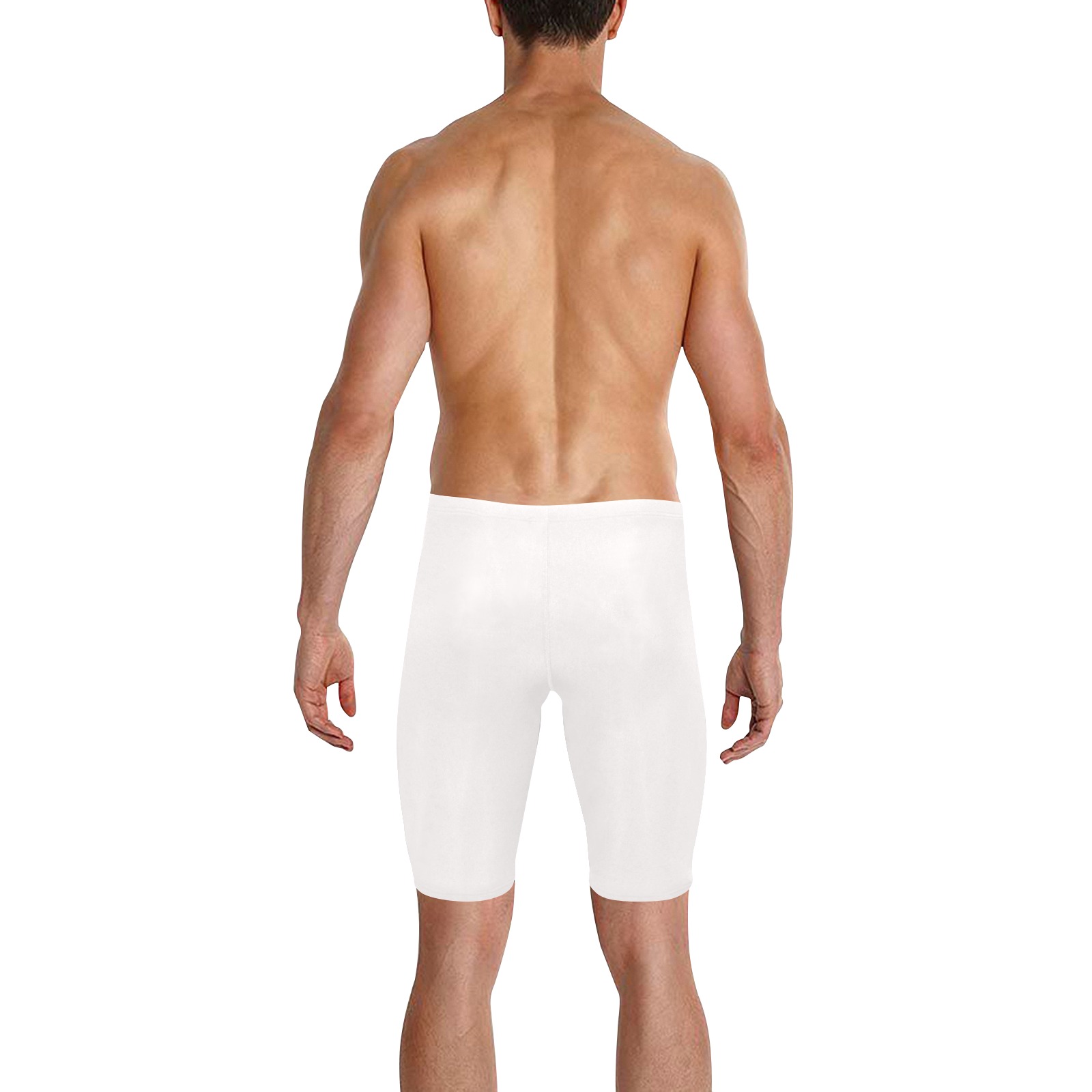 Men's Knee Length Swimming Trunks (Model L58)