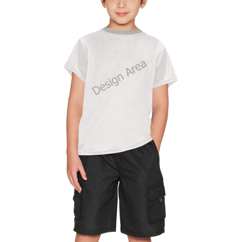 Big Boys' All Over Print Crew Neck T-Shirt (Model T40-2)