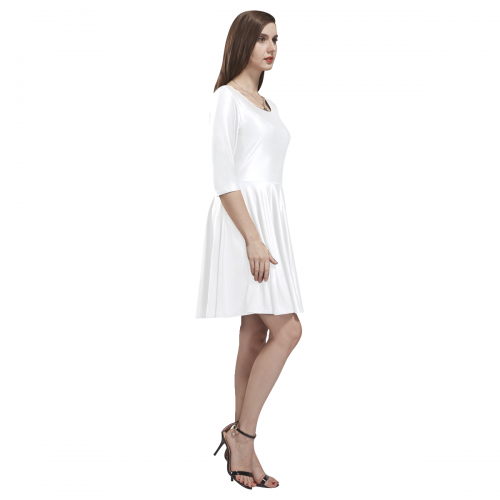 Tethys Half-Sleeve Skater Dress(Model D20)