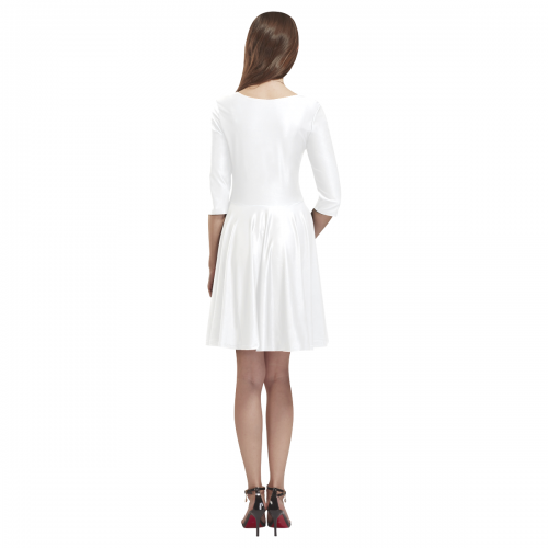 Tethys Half-Sleeve Skater Dress(Model D20)