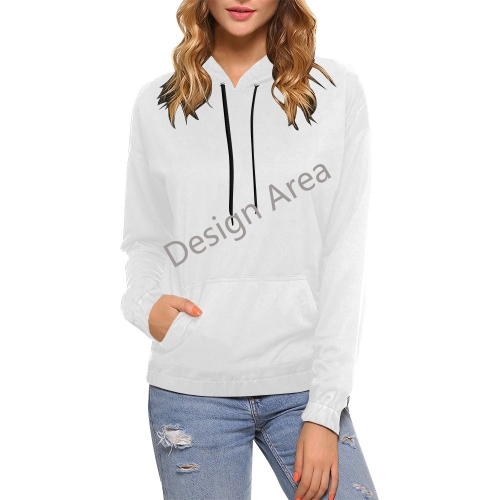 All Over Print Hoodie for Women (USA Size) (Model H13)