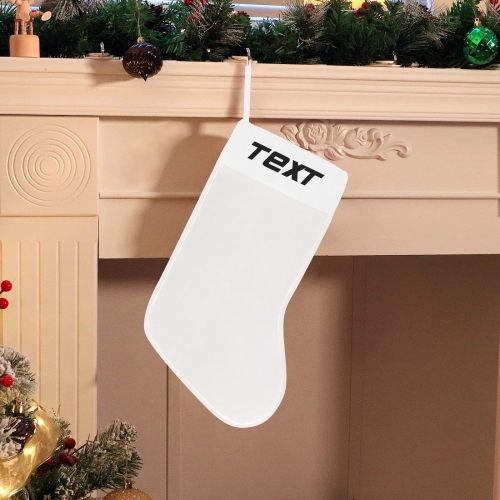 Christmas Stocking (Custom Text on The Top)