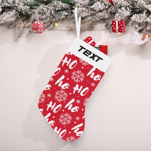 Christmas Stocking (Custom Text on The Top)