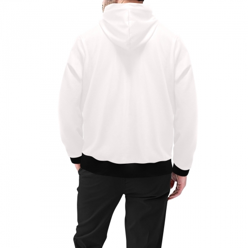 High Neck Pullover Hoodie for Men (Model H24)