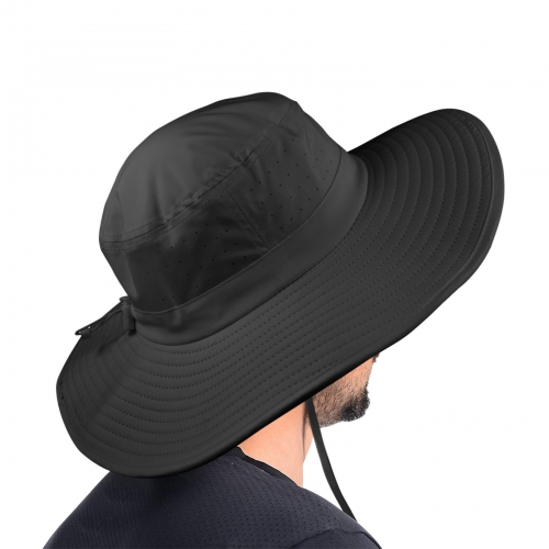 Wide Brim Bucket Hat