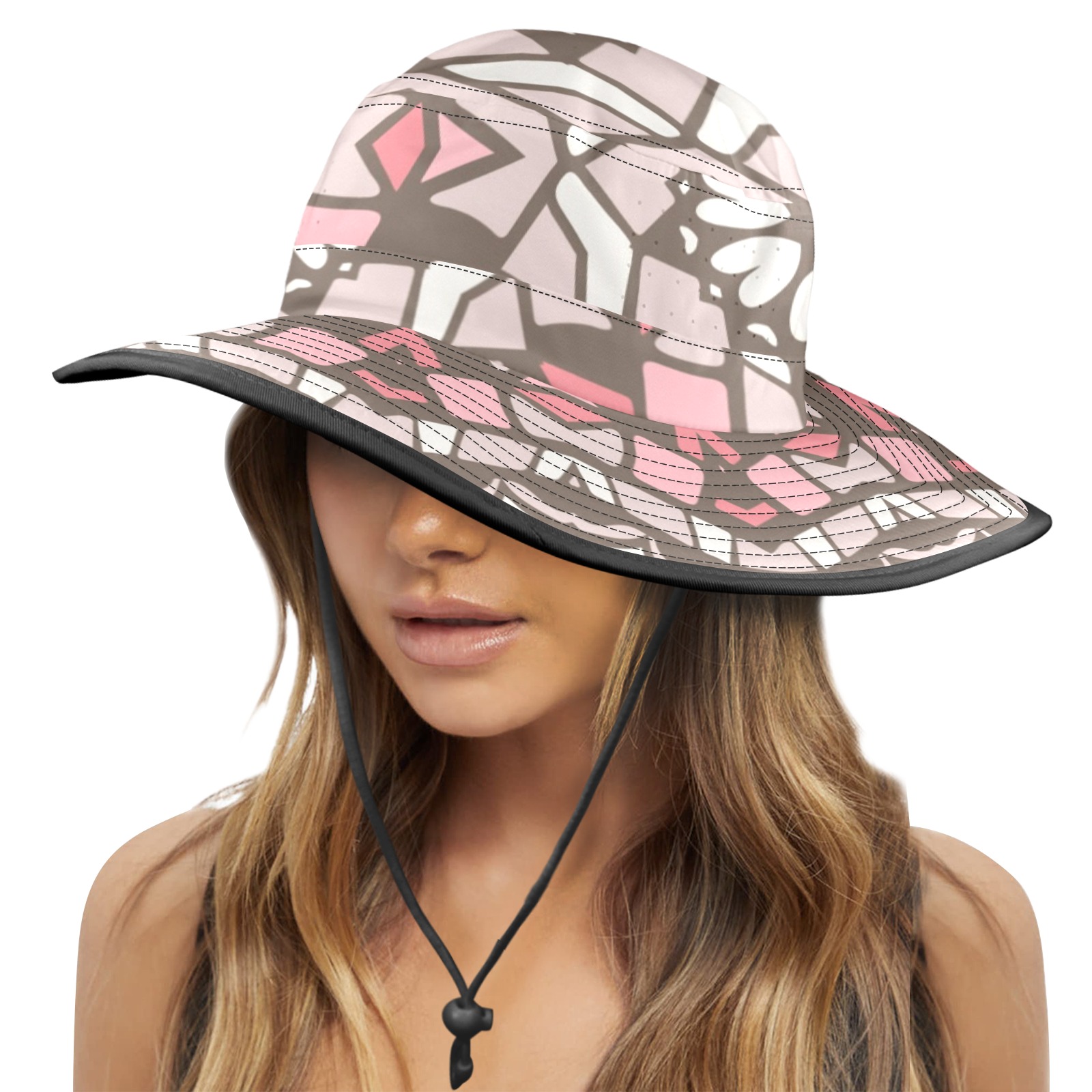 Wide Brim Bucket Hat