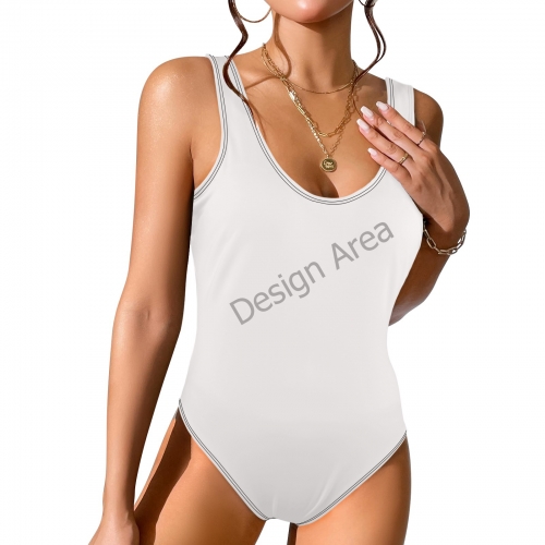 Women's High Cut Backless Swimsuit (Model S50)