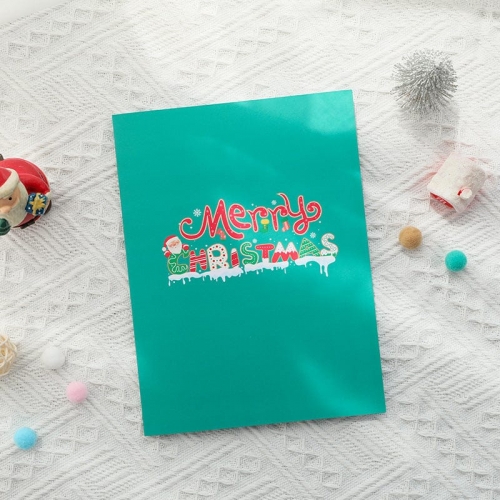 3D Pop Up Greeting Card for Christmas