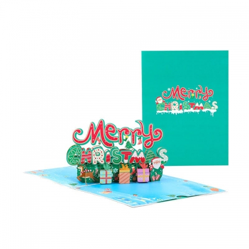3D Pop Up Greeting Card for Christmas