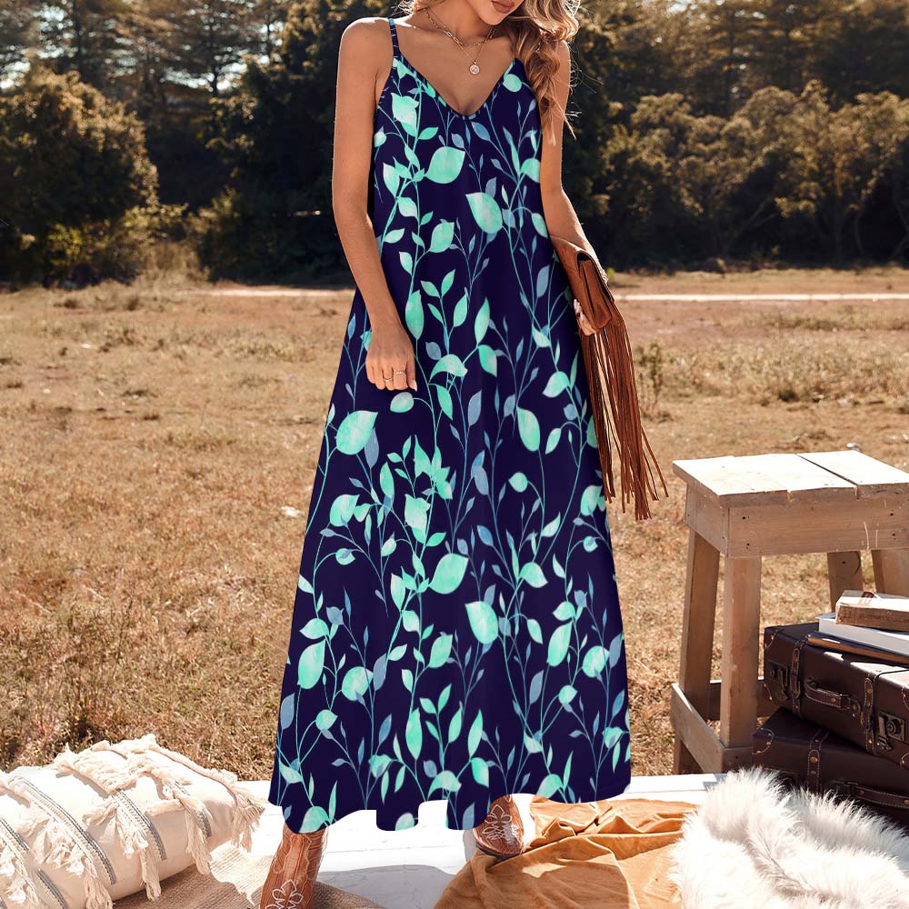 Dandelions Spaghetti Strap Ankle-Length Dress Long dress main image 0