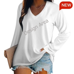 Women's Long Sleeve Loose Tee (TLREV2)