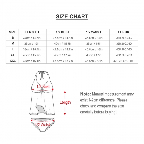 Split Skirt Swimsuit (QZ6081)