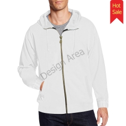 All Over Print Full Zip Hoodie for Men (Model H14)