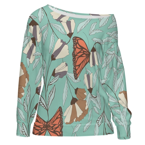 Women's Off Shoulder Sweatshirt