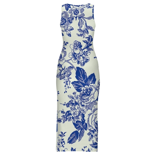 Casual Front Slit long Dress