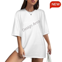 Women's Drop-Shoulder Mid-Sleeve T-Shirt
