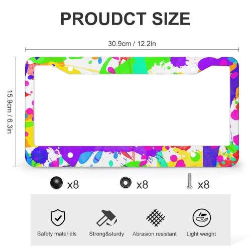 License Plate Frame (4 Round Holes)
