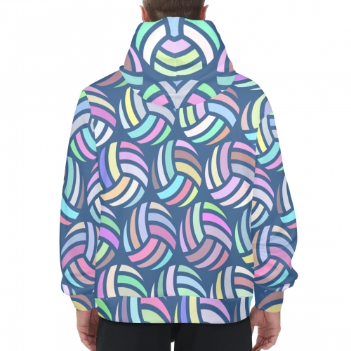 Men's Long Sleeve Hoodie (Model H55)