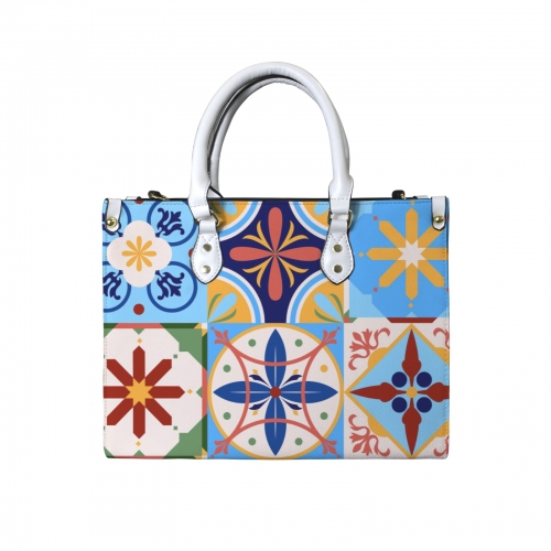 PU Leather Handbag-Large (Model 1747)