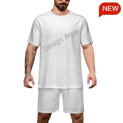 Round Collar Soccer Jersey Suit