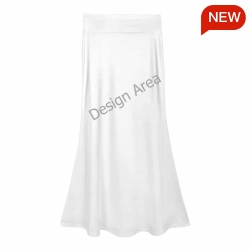 High Waisted Fishtail Skirt