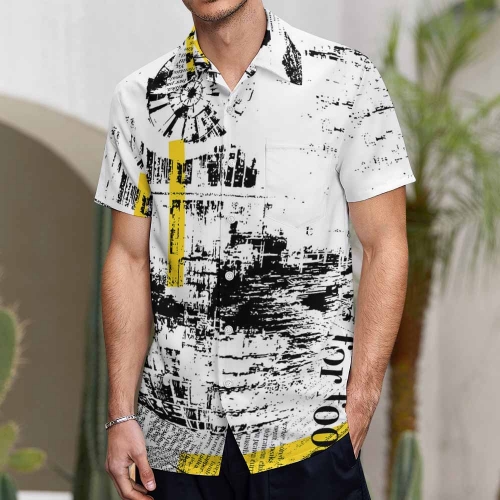 Men's Casual Short Sleeve Shirt (NS)