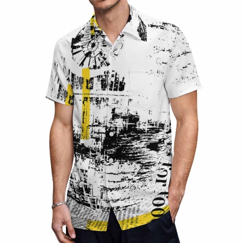 Men's Casual Short Sleeve Shirt (NS)