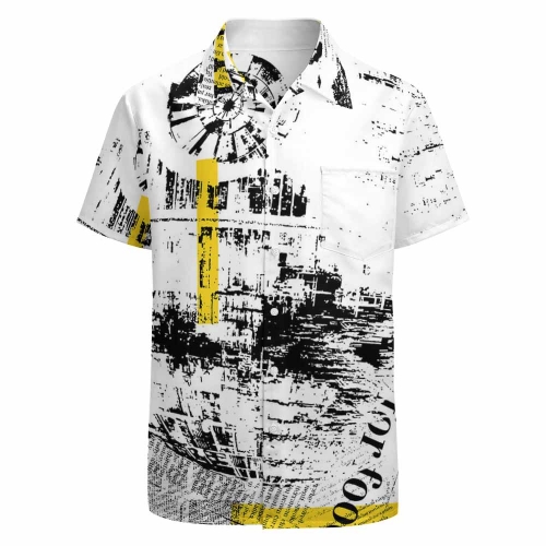 Men's Casual Short Sleeve Shirt (NS)