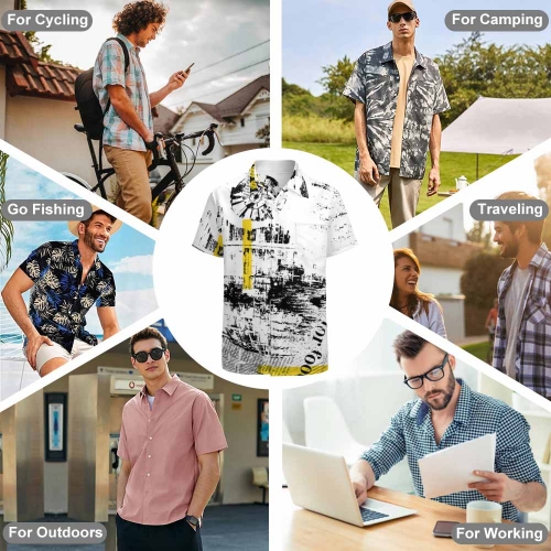 Men's Casual Short Sleeve Shirt (NS)