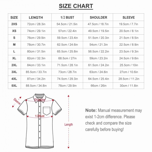 Men's Casual Short Sleeve Shirt (NS)